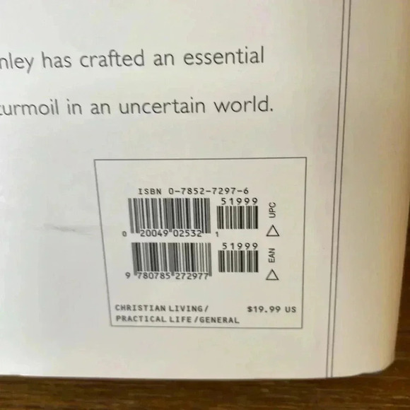 Charles Stanley Finding Peace Hardcover Book - Picture 3 of 8